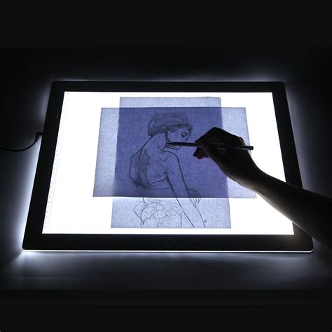 portable light table for drawing